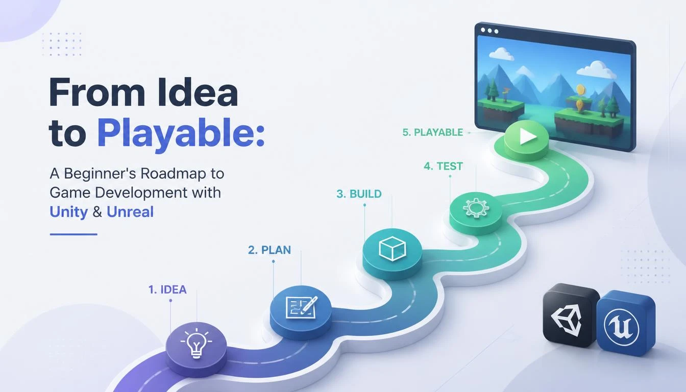 From Idea to Playable: A Beginner's Roadmap to Game Development with Unity & Unreal