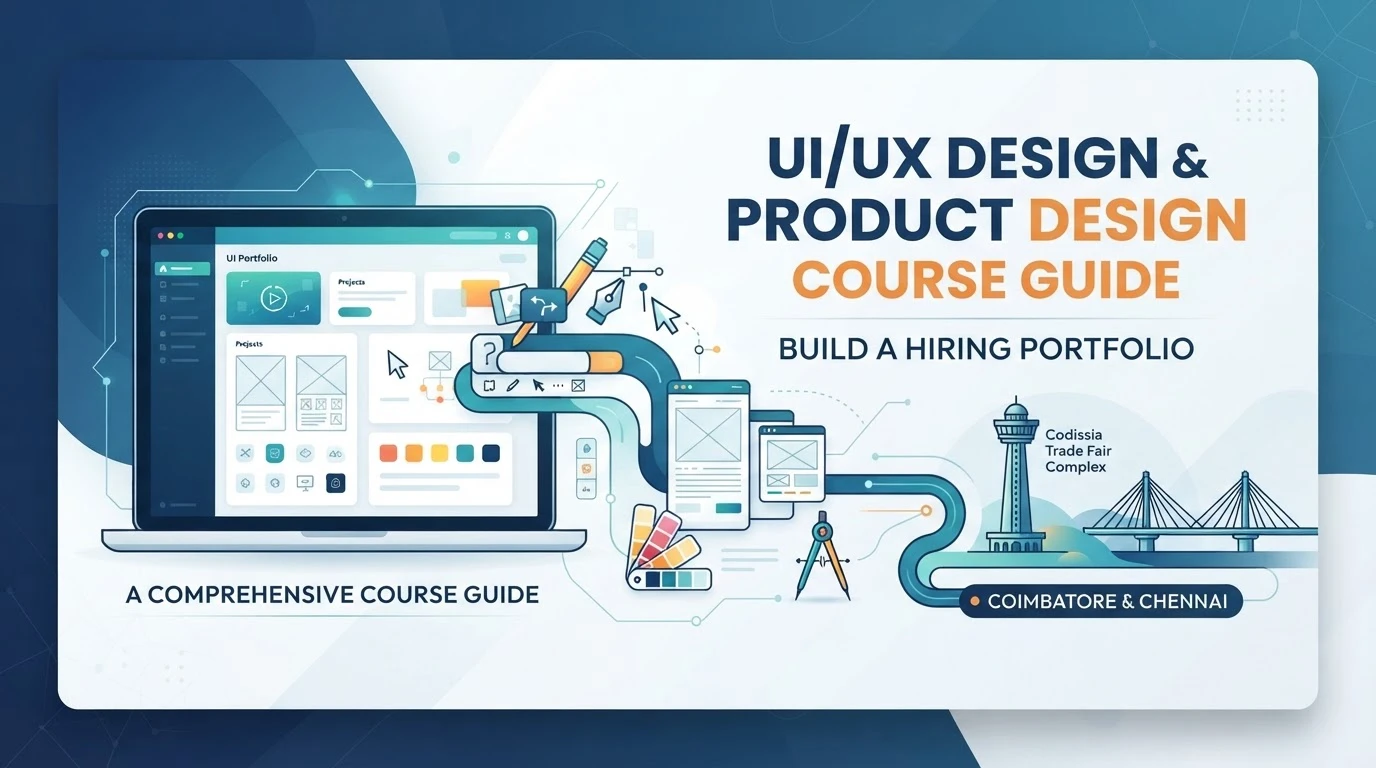 UI/UX Design & Product Design Course Guide in Coimbatore & Chennai: Build a Hiring Portfolio